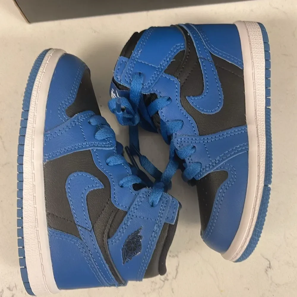 Jordan 1 Retro High OG (TD) AQ2665-404 Dark Marina Blue & Black 7C NEW with Box